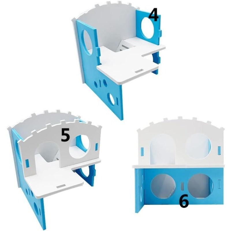 Hamster House Small Animal Habitat Toys Hamster Villa Pet Landscaping