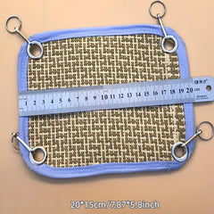 Rattan Hammock Bed for Small Animals with Sturdy Hook