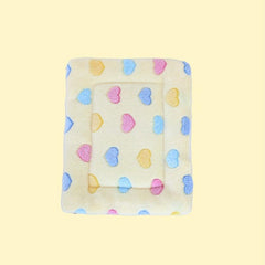 Flannel Rabbit Blanket Sleeping Pad for Small Pets