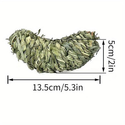 Pet Rabbit Straw Woven Ball Chewing Toys