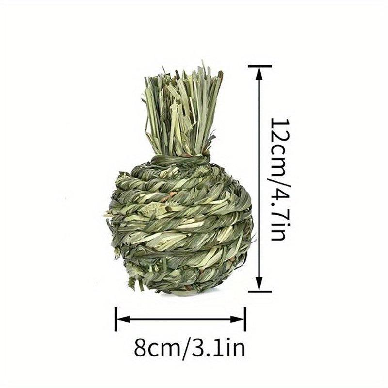 Pet Rabbit Straw Woven Ball Chewing Toys