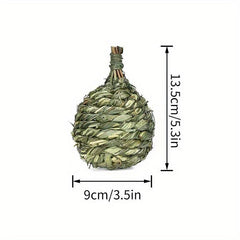 Pet Rabbit Straw Woven Ball Chewing Toys