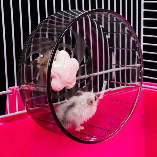 12.95cm Small Silent Hamster Wheel - Hamster Toy for Cage - Exercise Running