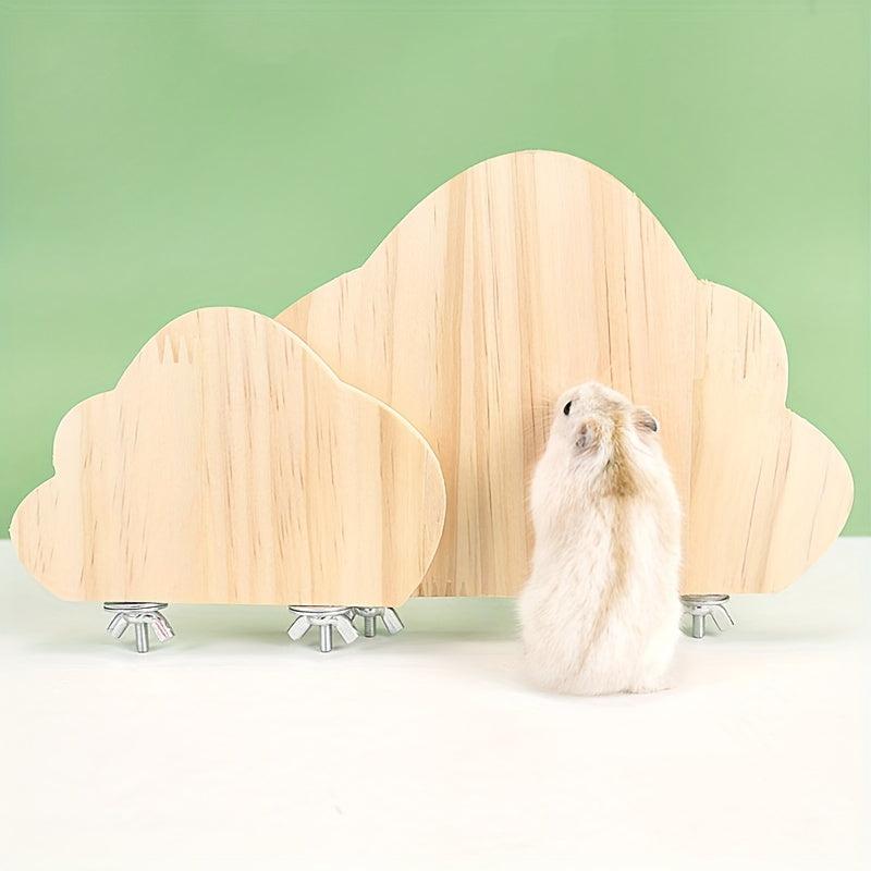 Pet Rat Wood Stand Platform Hamster Toy For Cages