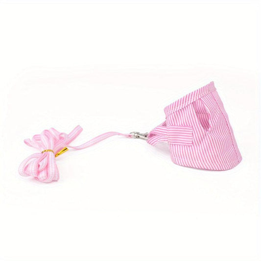 Small Pet Leash Harness Set for Guinea Pig Hamster Rabbit