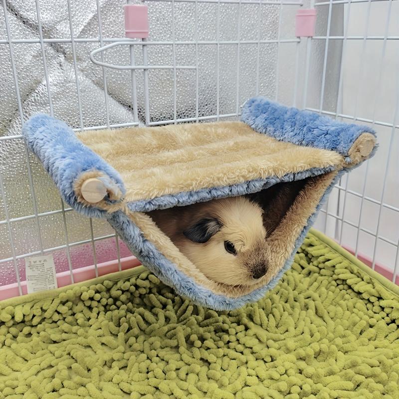 Plush Hamster Hammock Bed for Small Animals
