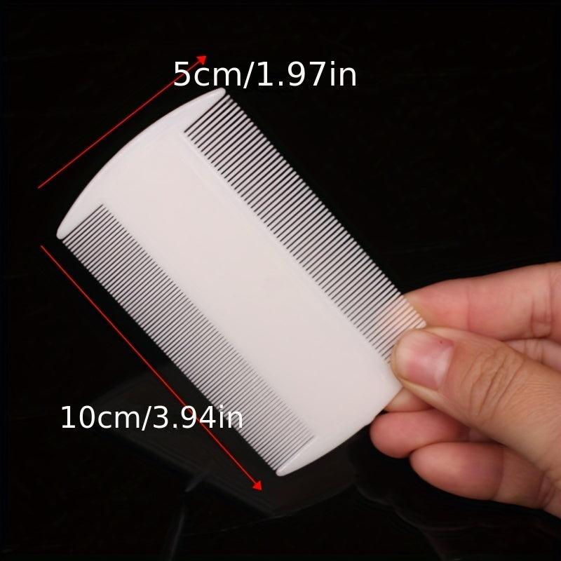 4pcs Double-Sided Dense Teeth Flea Comb for Pet Grooming