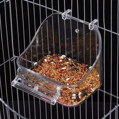 Bird Bath Box Hanging Bathtub for Small Birds Lovebird