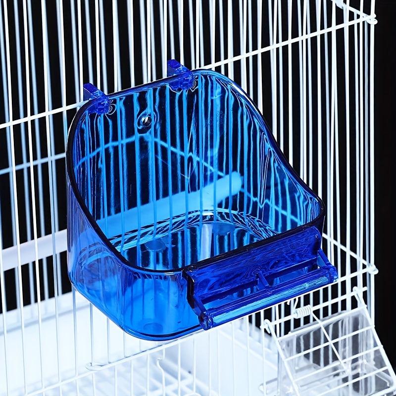 Bird Bath Box Hanging Bathtub for Small Birds Lovebird