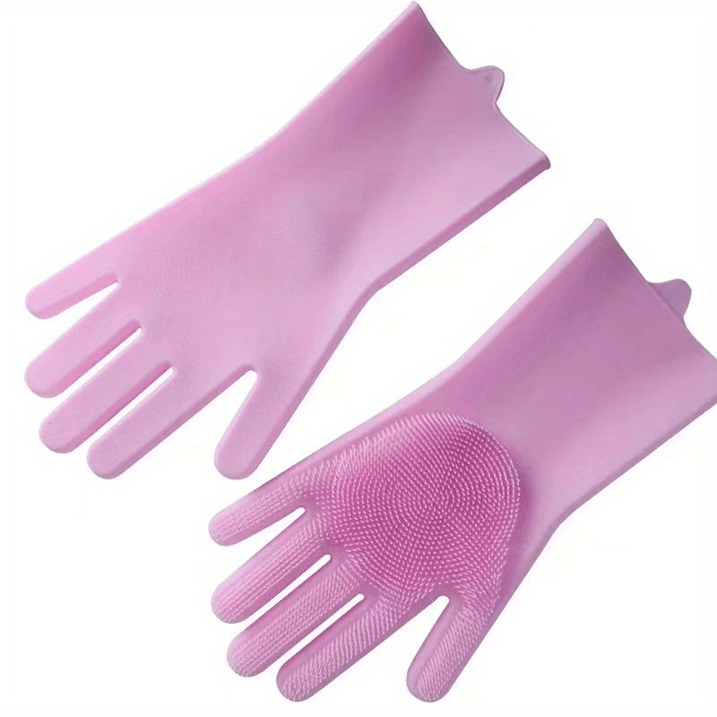 Pet Cat & Dog Massage Bath Gloves, Scratch & Bite Resistant