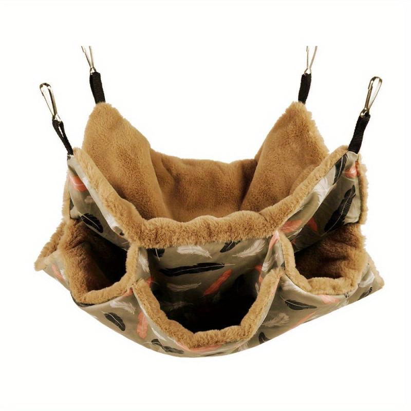 3 Layer Hanging Hammock Bed for Small Pets - Cozy and Comfortable