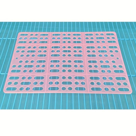 Small Pet Grid Mat Plastic Rabbit Foot Pad Small Animal Footboard
