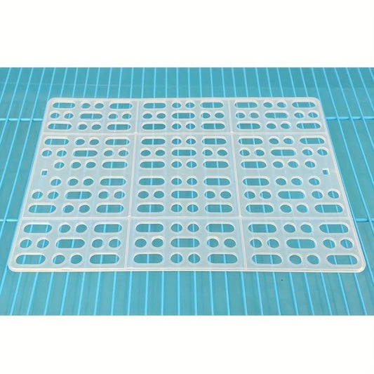 Small Pet Grid Mat Plastic Rabbit Foot Pad Small Animal Footboard