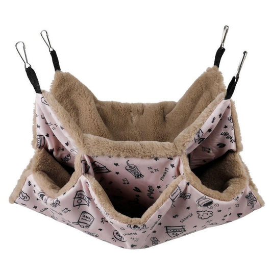 3-Layer Small Pet Nest Hamster Hammock Pet Sleeping Bag
