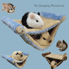 Small Pet Hammock Bed Double Layers Hanging Bed For Ferret Sugar Glider
