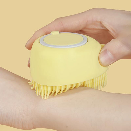 1pc Pet Silicone Bath Brush Pet Animal Shower Supplies Pet Cleaning Tools