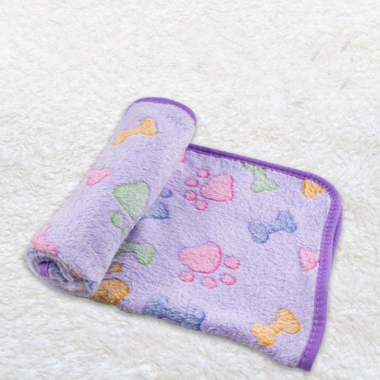 Small Pet Coral Velvet Mat Warm And Comfortable Hamster Cage Bedding