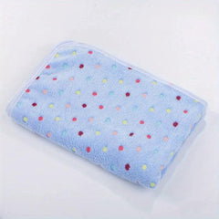 Small Pet Coral Velvet Mat Warm And Comfortable Hamster Cage Bedding