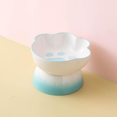 Ceramic Bowl Pet Bowl Raised Pet Dish Cat Dog Food Basin Bowl Pet Supplies