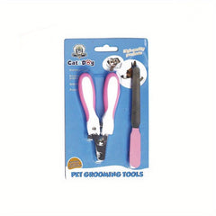 Pet Nail Clippers with File Safe and Easy to Use for Cats and Dogs