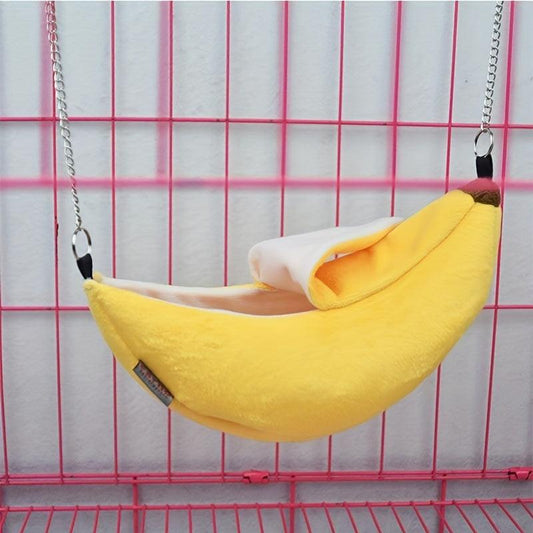 Banana Hamster Bed House Hammock Small Animal Warm Bed House