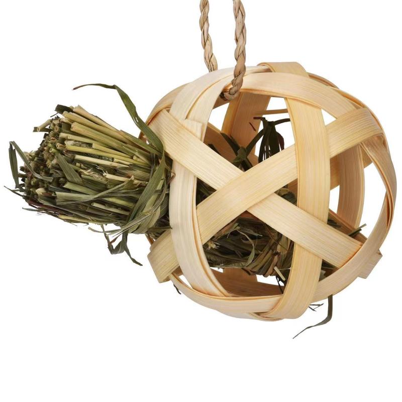 Bamboo Decoration Ball Chew Toy for Small Pets