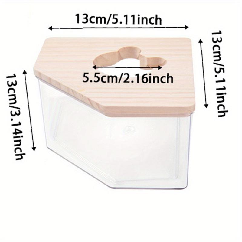 Acrylic Hamster Bathroom Toilet for Small Animals