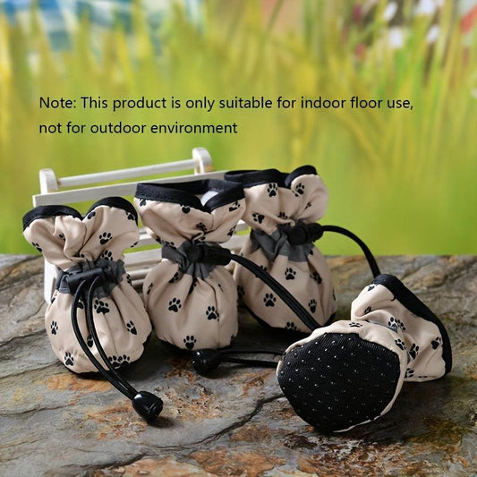 Adjustable Breathable Anti Slip Camo Dog Shoes