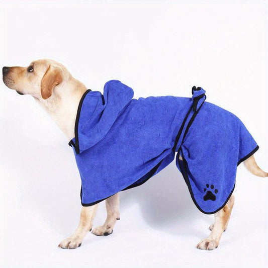 Microfiber Dog Bathrobe Towel Quick Drying Coat