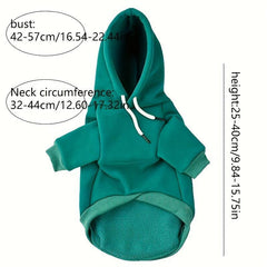 Dog Hoodie Sweatshirt for Small and Medium Dogs