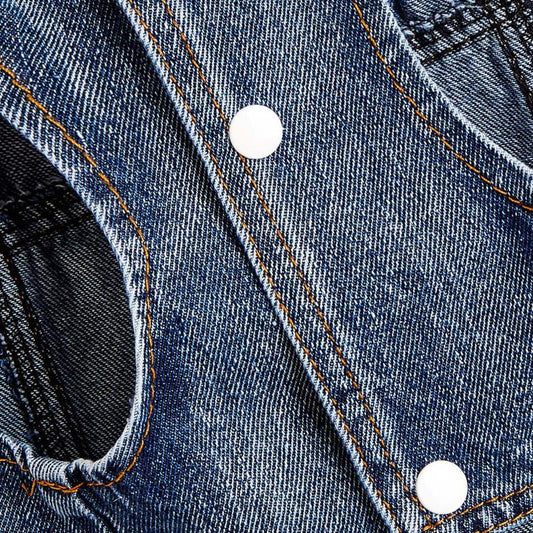 Stylish Denim Dog Vest for Everyday Wear and Outdoor Activities