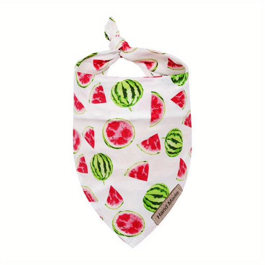 Flower Pet Triangle Towel for Dogs and Cats