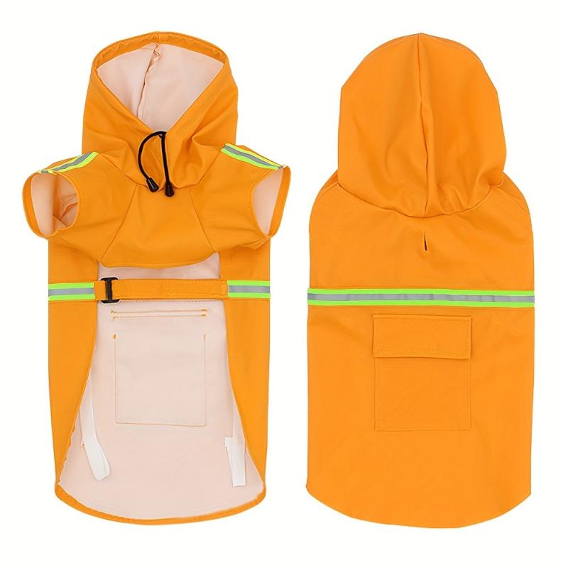 Dog Raincoat Waterproof Breathable Cloak for Rainy Days