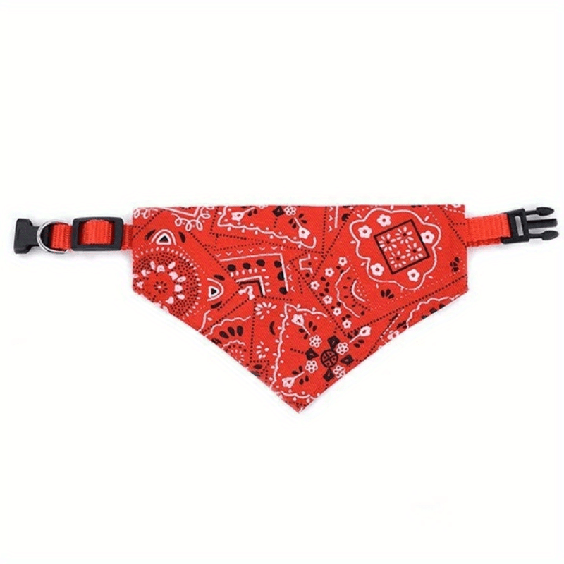 Adjustable Pet Saliva Towel Dog Cat Scarf Bandana Collar Stonego Pet Accessories