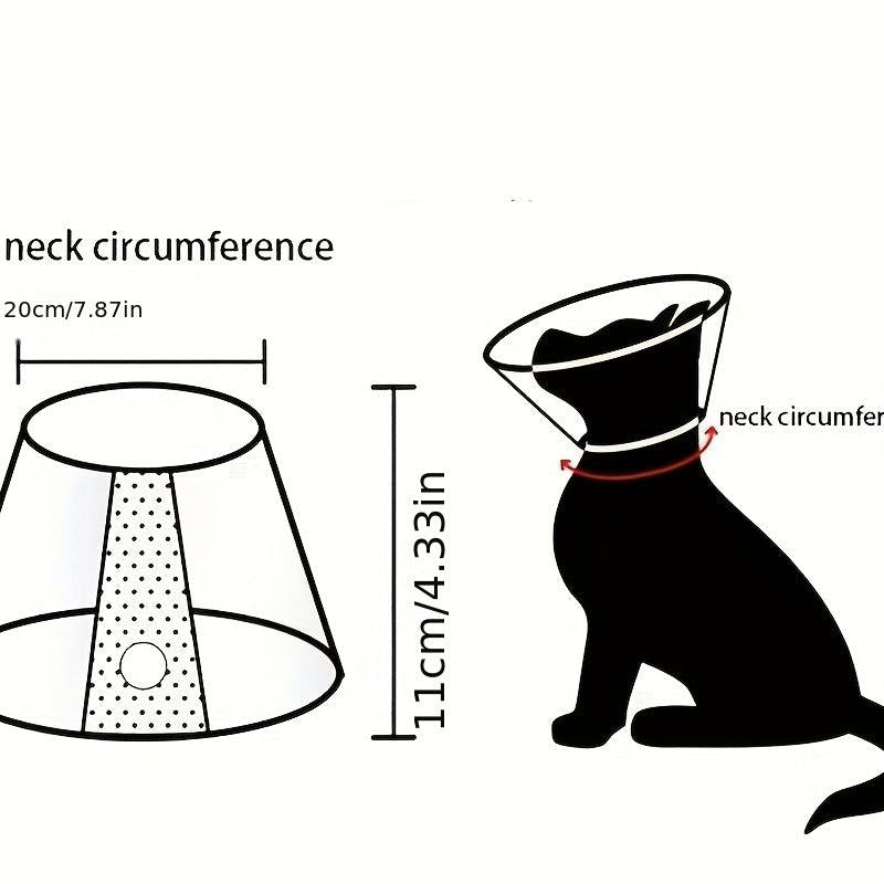 Adjustable Pet Protective Cover Collar For Cats Dogs