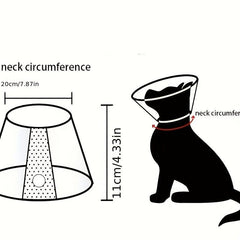 Adjustable Pet Protective Cover Collar For Cats Dogs