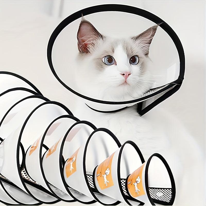 Adjustable Pet Protective Cover Collar For Cats Dogs