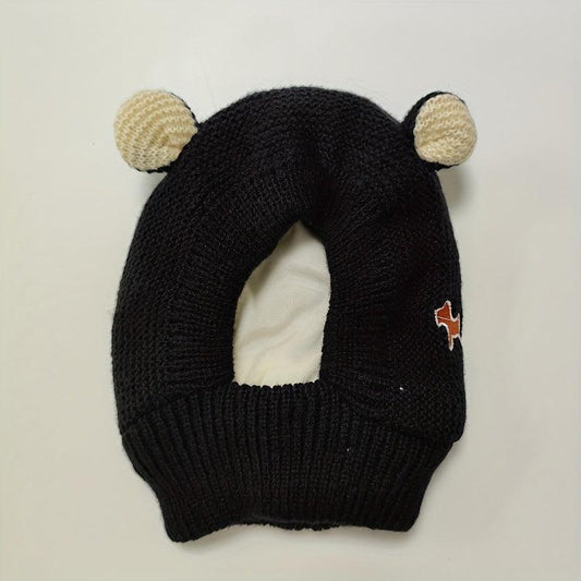Dog Winter Head Ears Rabbit Ear Dog Cold Winter Hat Pet Knitted Headgear
