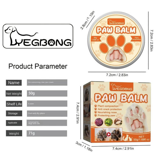 Moisturizing & Anti-Cracking Pet Paw Cream
