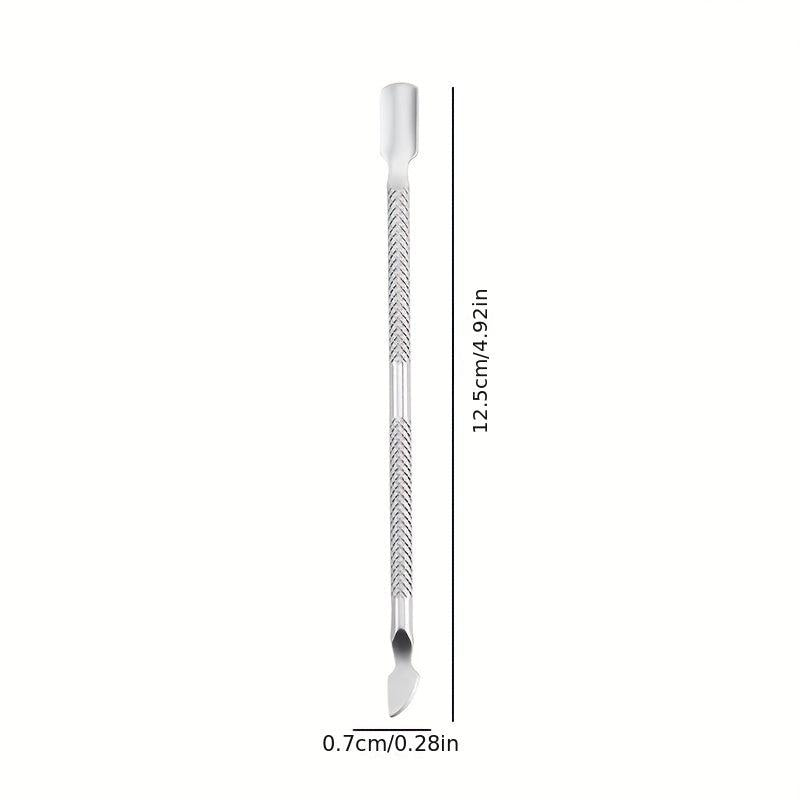 Dual Head Pet Teeth Cleaning Tool Dogs Cats Dental Oral Care Stainless Steel