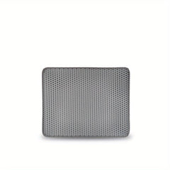 Waterproof Cat Litter Trapping Mat Washable Double Layer Non slip Cat Mat