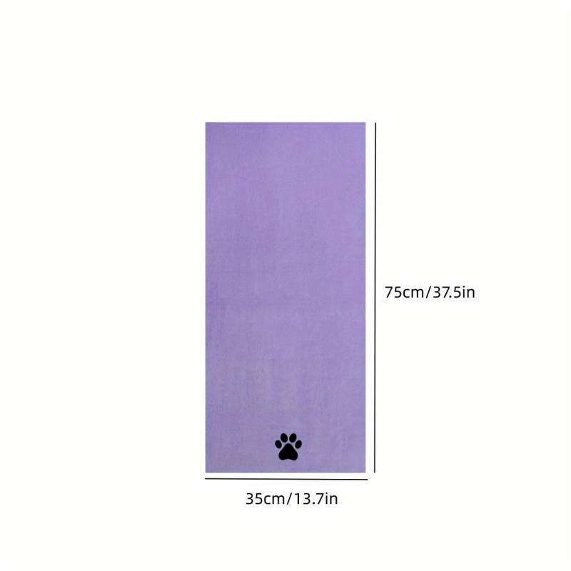 Soft & Absorbent Microfiber Pet Bath Towel for Small & Medium Dogs