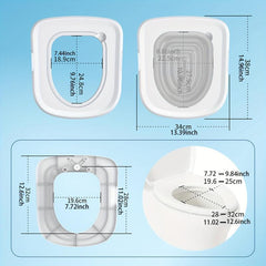 Cat Toilet Training System Urinal Seat Washable Toilet Seat