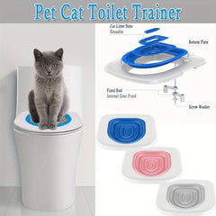 Cat Toilet Training System Urinal Seat Washable Toilet Seat