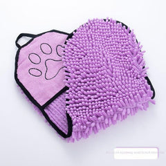 Quick Dry Pet Towel with Pocket for Dog & Cat