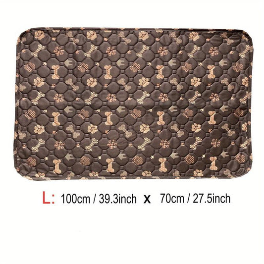 Washable Reusable Pet Pee Pads for Dogs Cats Waterproof Non Slip Button Training