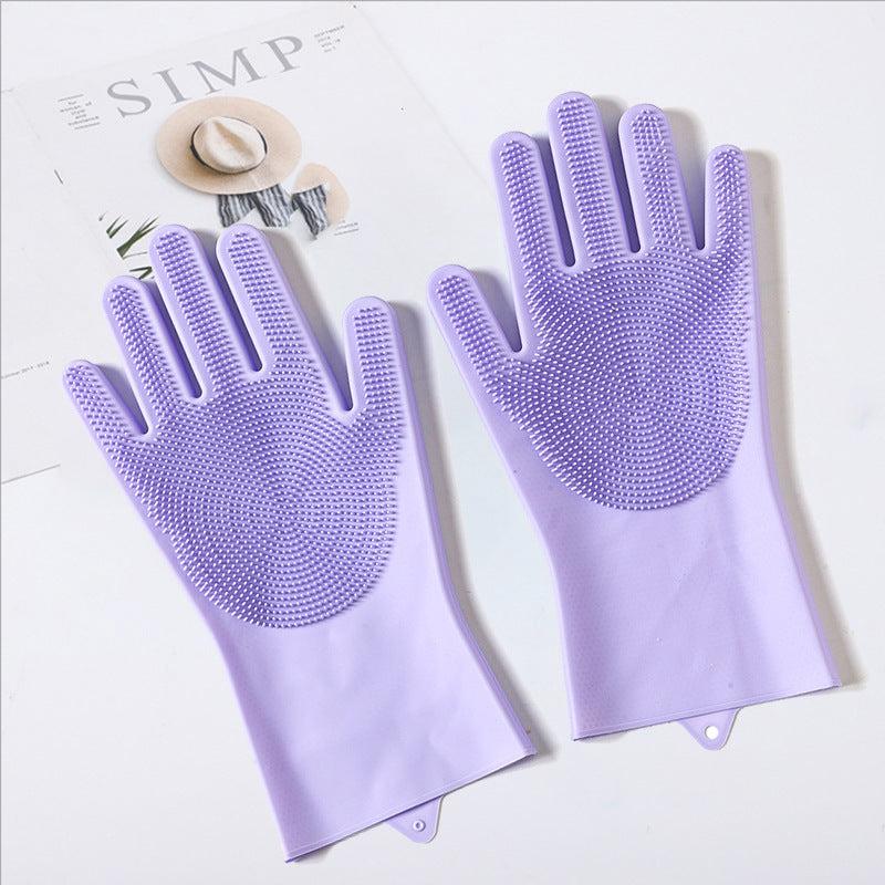 Dog Bath Gloves Pet Hair Removal Gloves for Grooming