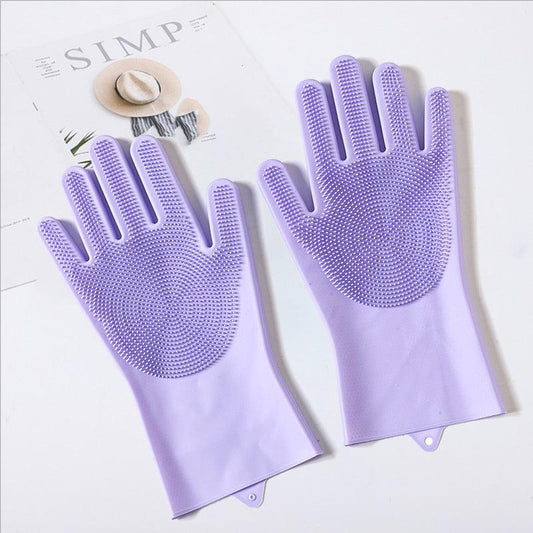 Dog Bath Gloves Pet Hair Removal Gloves for Grooming