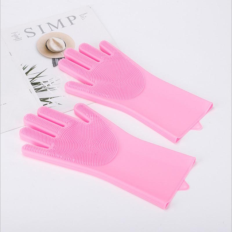 Dog Bath Gloves Pet Hair Removal Gloves for Grooming