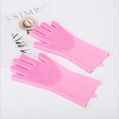 Dog Bath Gloves Pet Hair Removal Gloves for Grooming